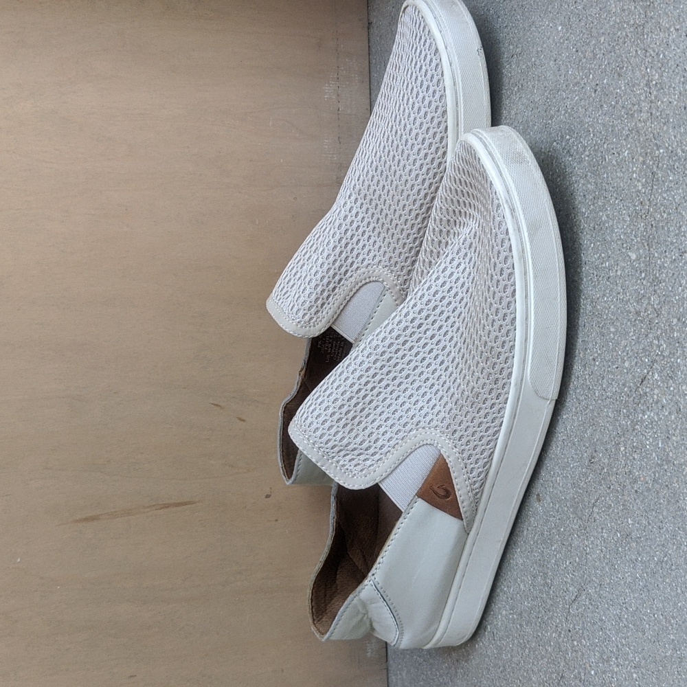 ❤️ Women's OluKai Pehuea Tapa slip on shoe sz 9.5 only worn twice!